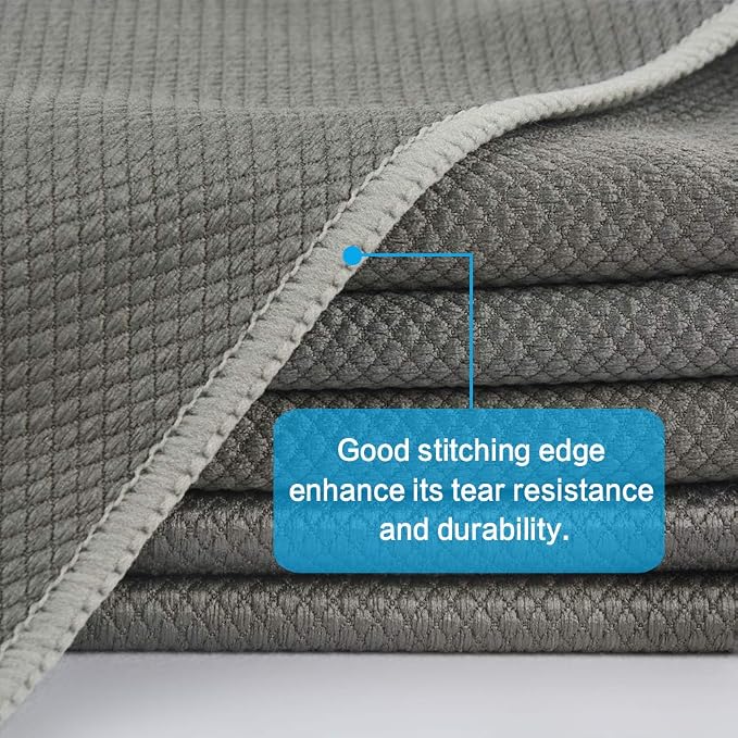 SINLAND Microfiber Glass Cleaning Cloths - Image 2