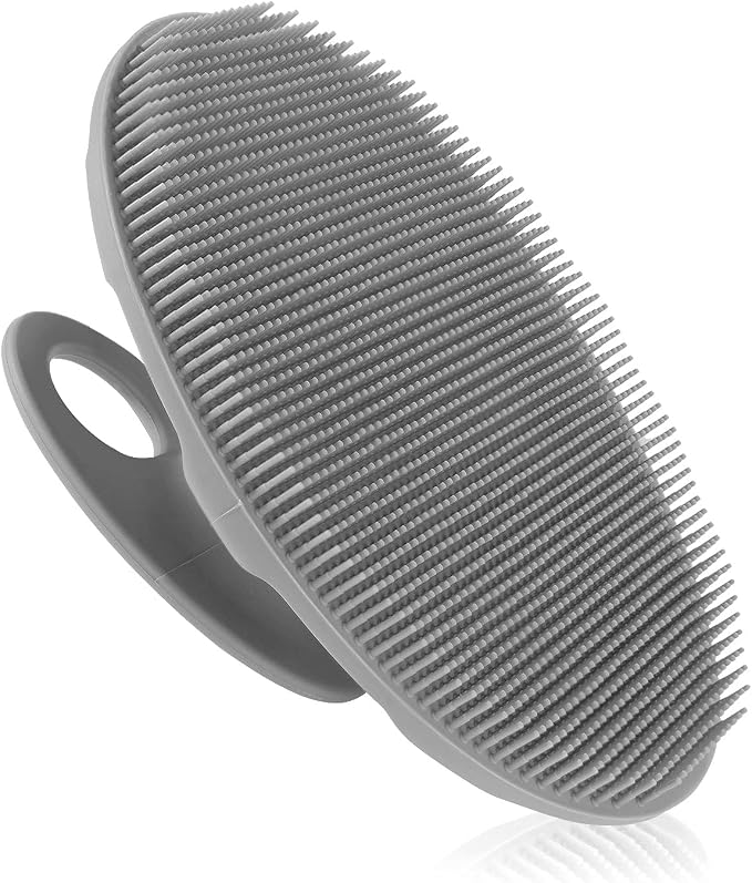 INNERNEED Soft Silicone Body Cleansing Brush Shower Scrubber, Gentle by INNERNEED