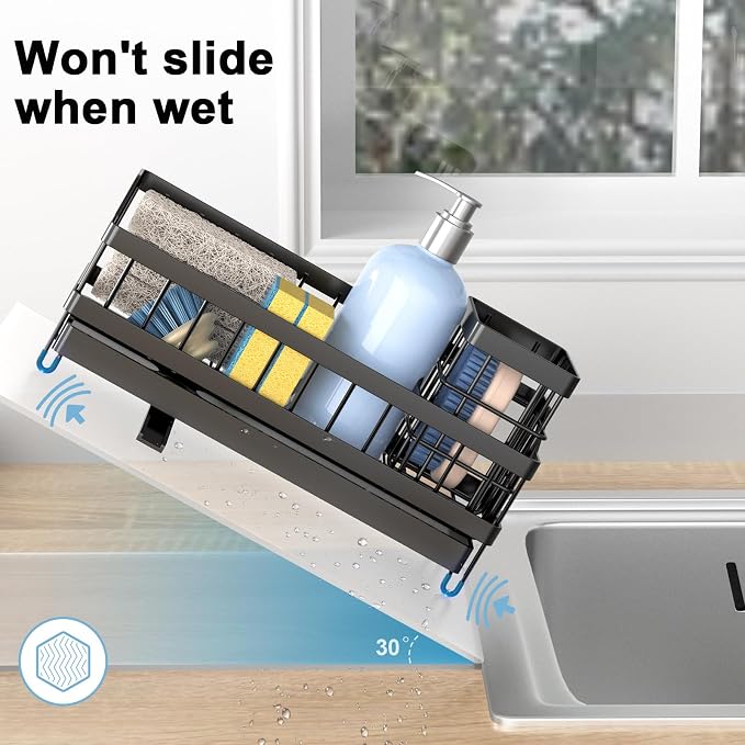 Sponge Holder for Kitchen Sink, Sink Caddy - Image 3