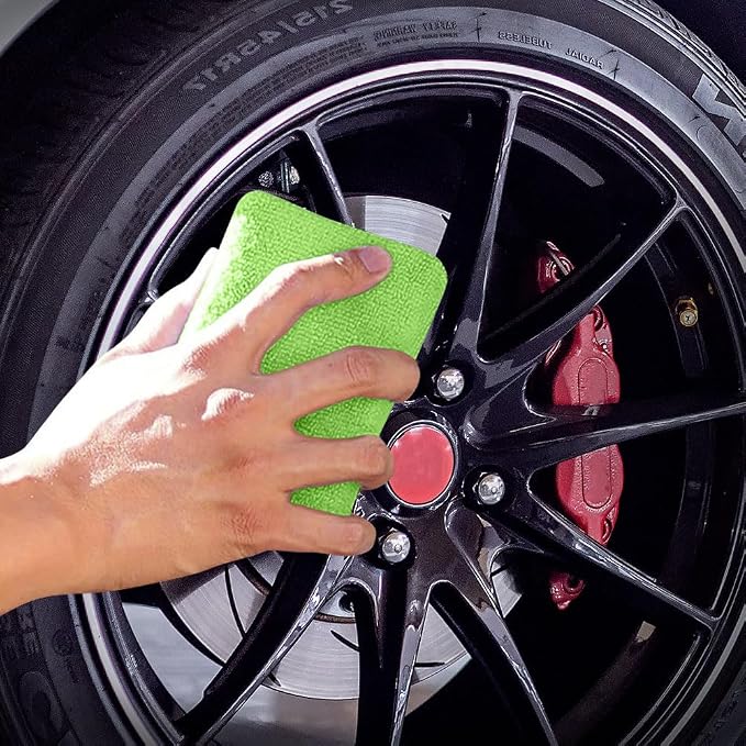 HOMEXCEL Microfiber Applicator Pads, Scratch-Free Car Wash Sponge - Image 4