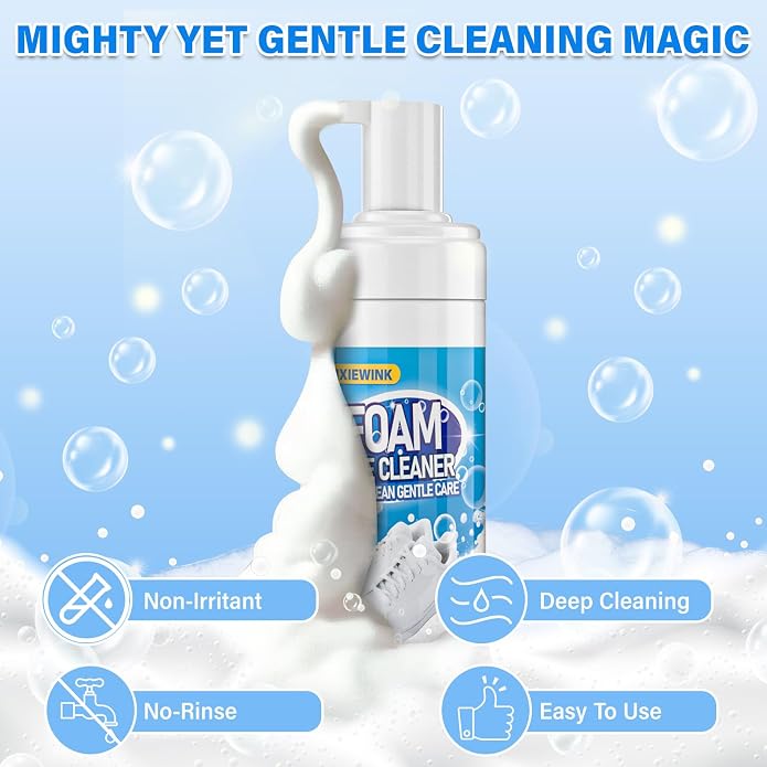 Shoe Cleaner, 6.76 fl oz Shoe Cleaning Kit - Image 5