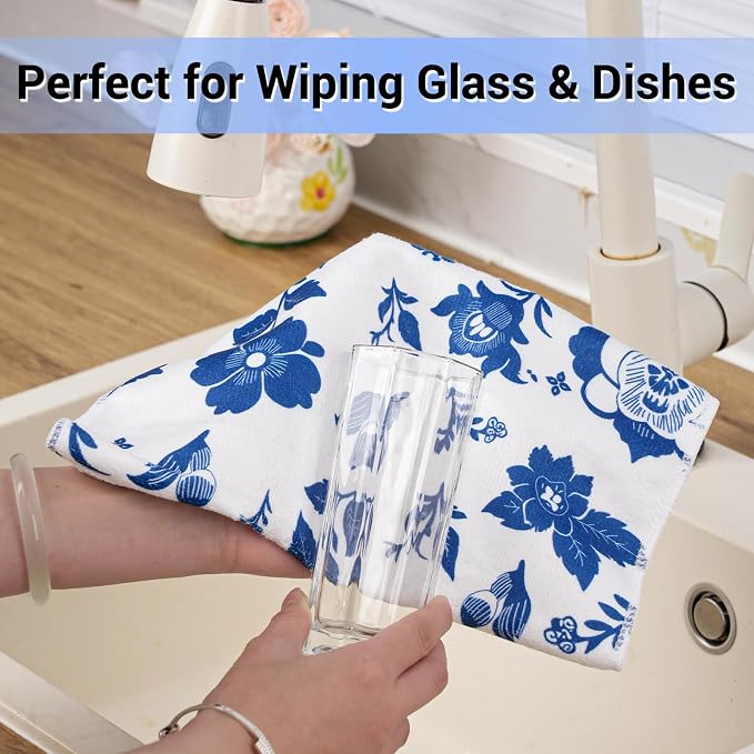 YUA Microfiber Cleaning Cloth 12 Pack, Microfiber Towels Cleaning, Microfiber - Image 4