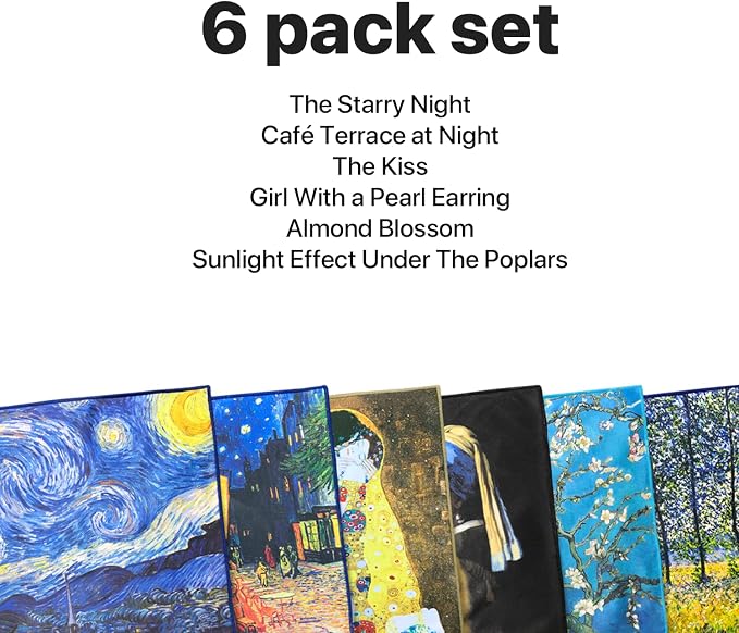 Large World Best Classic Art Collection Microfiber Cloth - Image 2