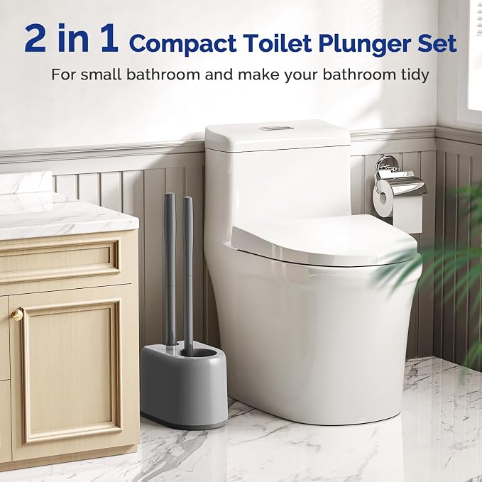 HAMITOR Toilet Plunger and Brush Set - Image 6