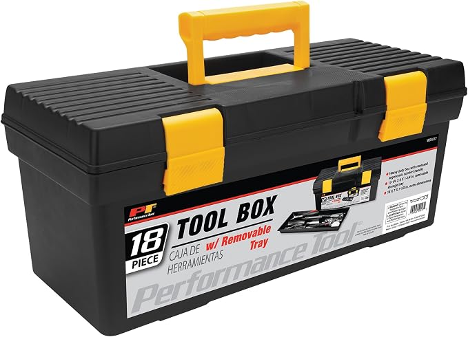 Performance Tool W54017 18-Inch Plastic Box by PerformanceTool