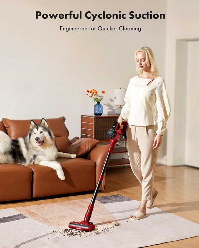 Trucozie Cordless Vacuum Cleaner, 8-in-1 Lightweight Stick Vacuum - Image 2