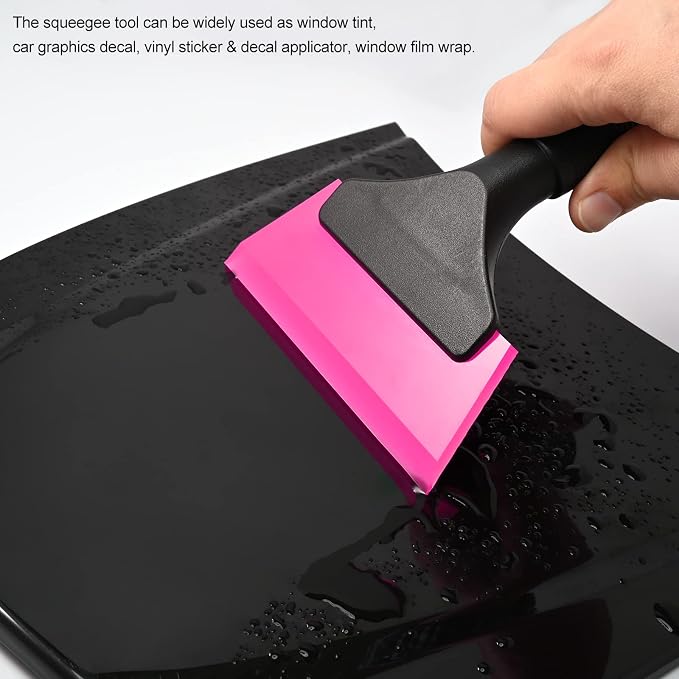 EHDIS Small Squeegee 5 inch Rubber Window Tint Windshield Scraper - Image 3