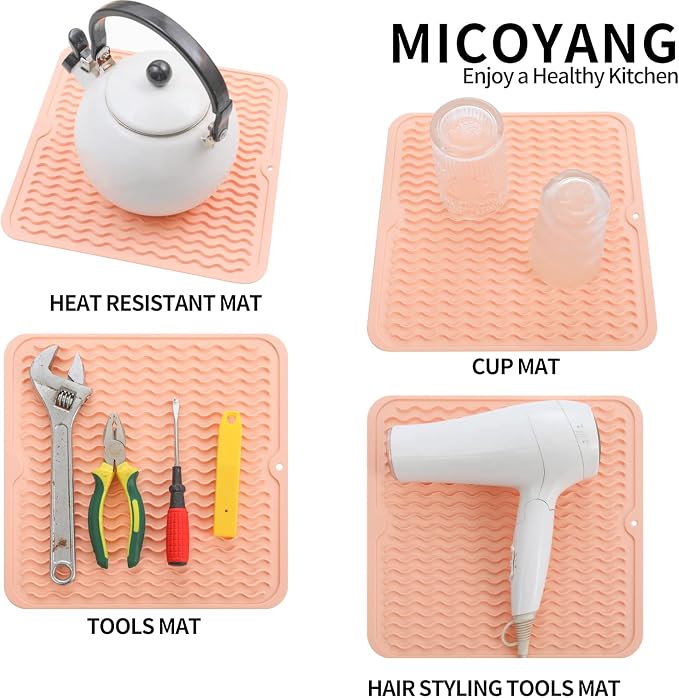 Silicone Dish Drying Mat for Multiple Usage, Easy clean, Eco-friendly, - Image 4