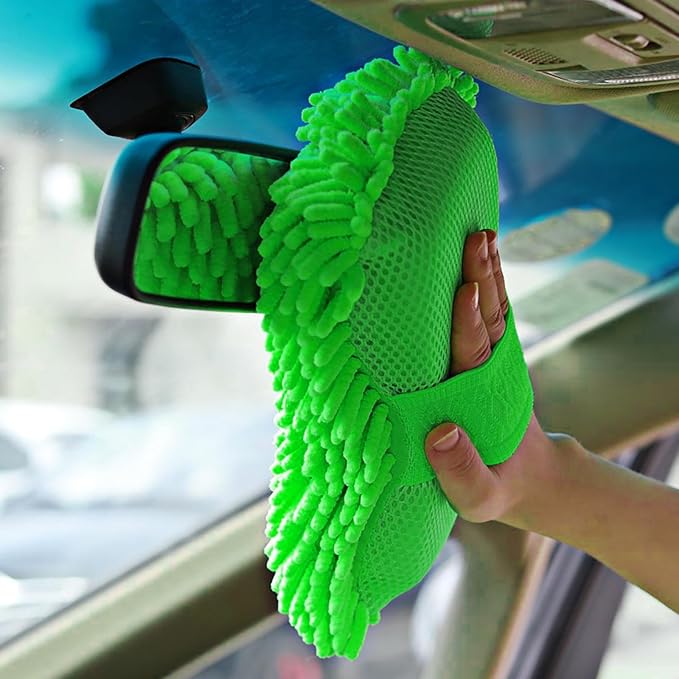 Microfiber Car Wash Sponge, Scratch-Free Vehicle Washing Mitt - Image 6