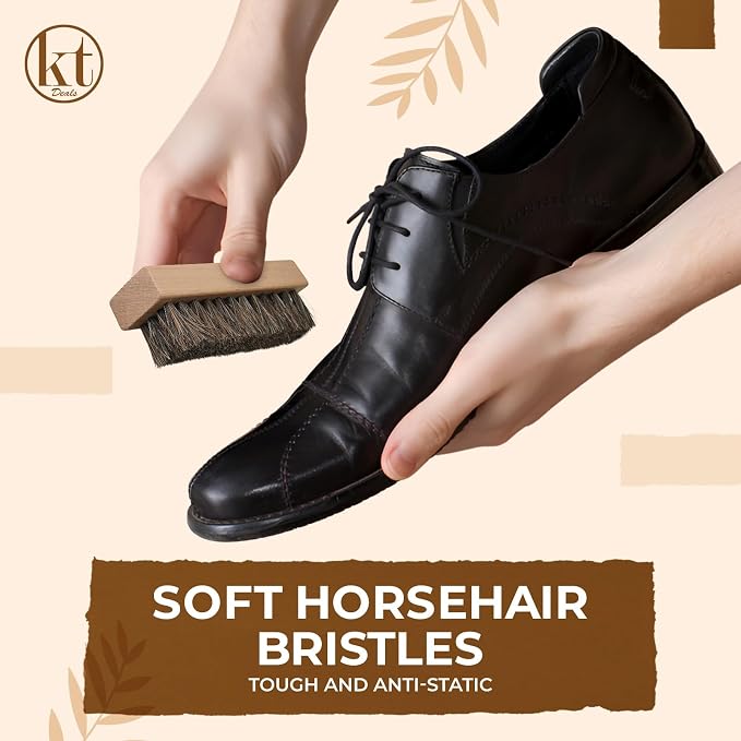 Small Shoe Cleaning Brush Set of 3 Brushes - Image 4