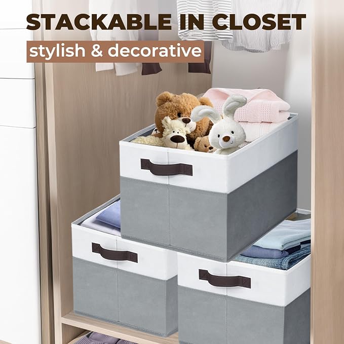 Criusia 8 Pack Closet Organizers and Storage Bins - Image 4