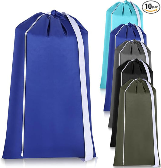 10 Pcs Nylon Extra Large Laundry Bag by SilTriangle