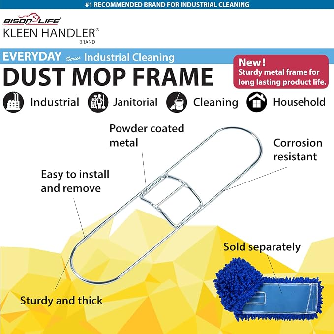 Kleen Handler 36 Inch Commercial Dust Mop Frame - Image 2