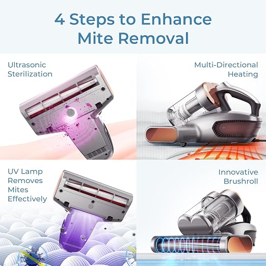 JIGOO S300 PRO Mattress Vacuum Cleaner - Image 5
