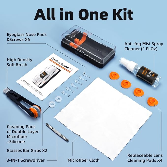 Ordilend Glasses Cleaner Eyeglass Cleaning Kit - Image 8