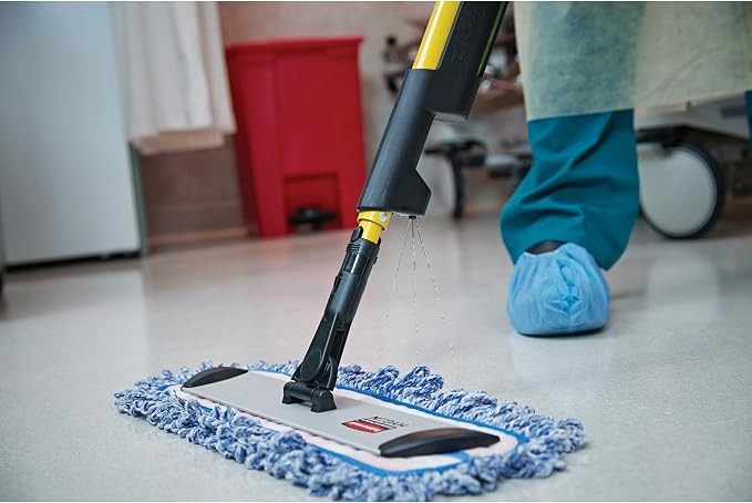 Rubbermaid Commercial Products HYGEN Pulse Single Sided Microfiber Spray Mop Kit - Image 8