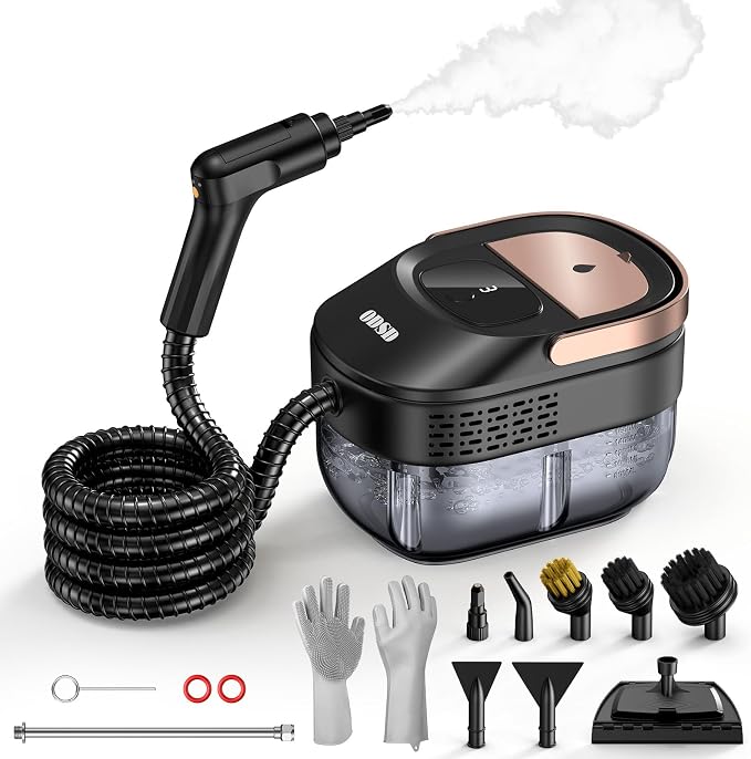 ODSD Steam Cleaner for Home & Car, 3-Level Adjustable Steamer for Cleaning by ODSD