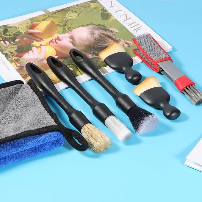 Car Detailing Brush, Automotive Interior Dusting Brush, Car Cleaning Brush - Image 6