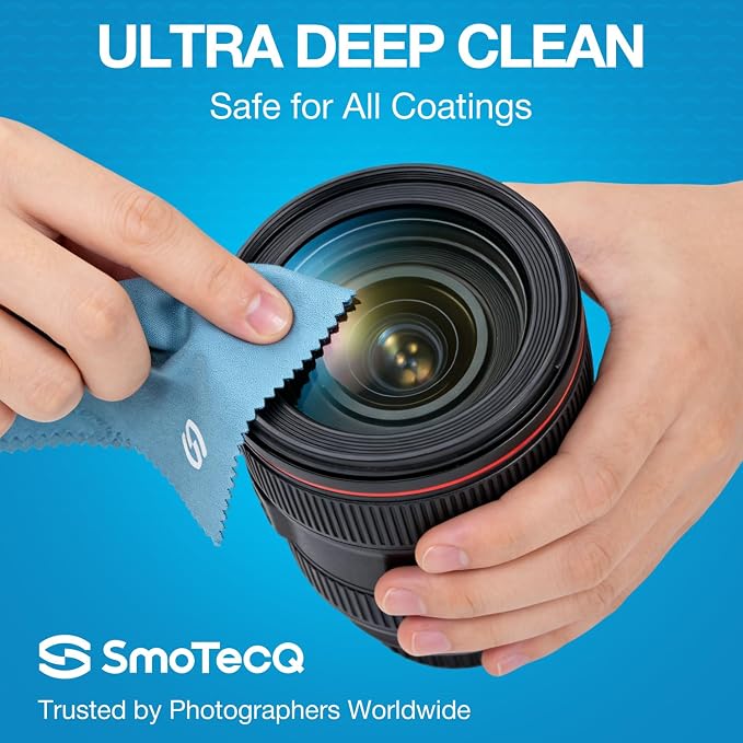 SmoTecQ Glasses Cleaner Kit – Alcohol-Free, Plant-Based Spray + Ultra-Soft - Image 3