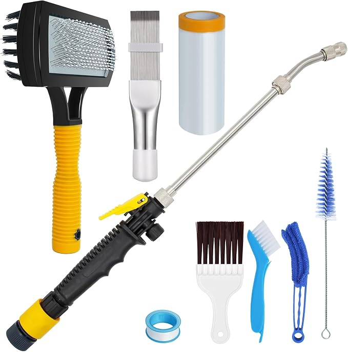Aufind 7 PCS Different Air Conditioner Fin Cleaner kit, Brush Condenser Ac Coil by Aufind