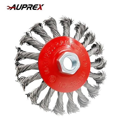 2 Pack 4 Inch Twist Knotted Wire Wheel Brush - Image 6