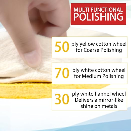 6PCS 6 Inch Polishing Wheel Kit - Image 4