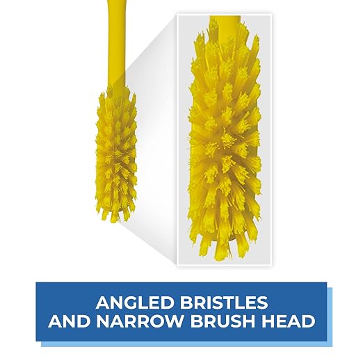 Vikan - Fine Dish Brush - Heavy-Duty, Slip-Resistant Cleaning Brush, - Image 2