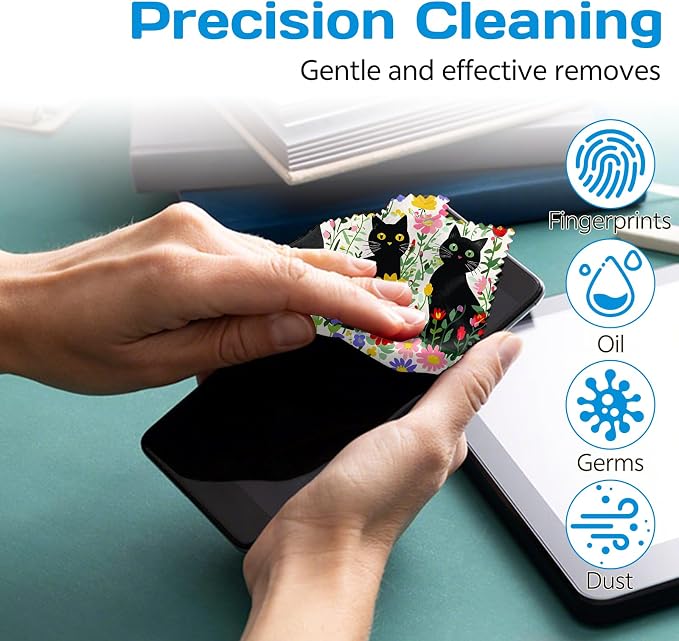 6 PCS Glasses Cleaning Cloth Eyeglass Lens Cleaning Cloth Eyeglasses Wipes - Image 4