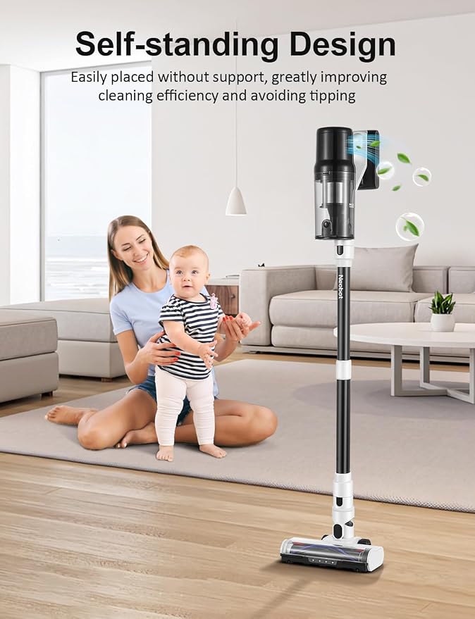 Cordless Vacuum Cleaner, 600W 50KPA 70Mins Cordless Stick Vacuum Cleaner - Image 5