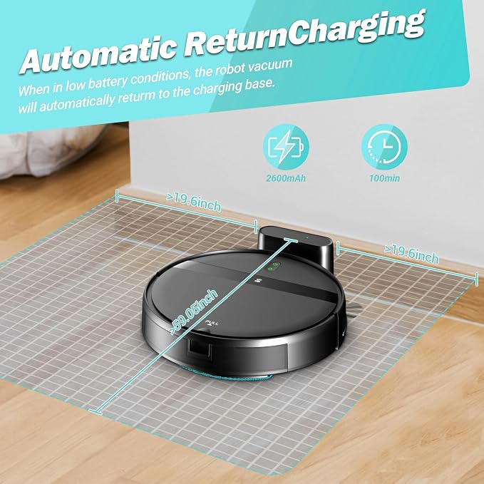 Robot Vacuum and Mop Combo, 2-in-1 Robotic Vacuum Cleaner - Image 7