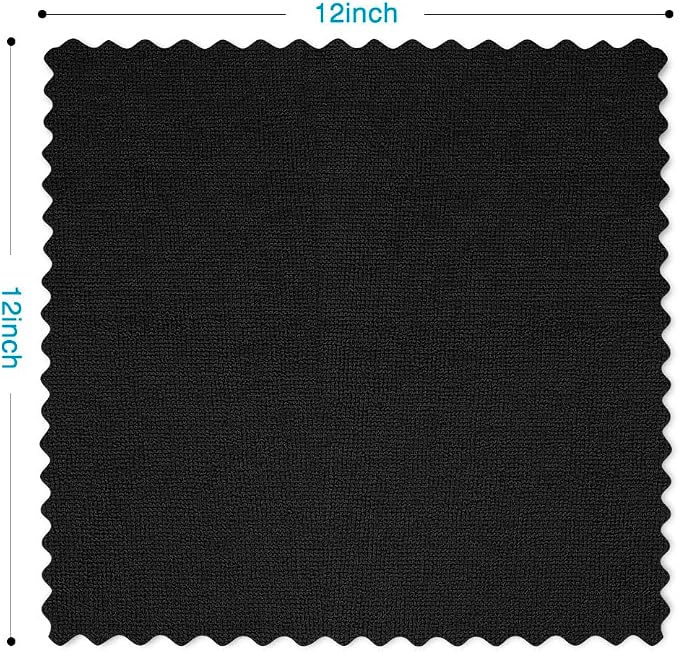 Orighty Black Microfiber Cleaning Cloth, 50 Pack Highly Absorbent Cleaning - Image 4
