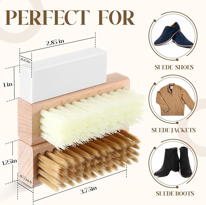 Enhon 5 Piece Suede and Nubuck Cleaning Kit - Image 2