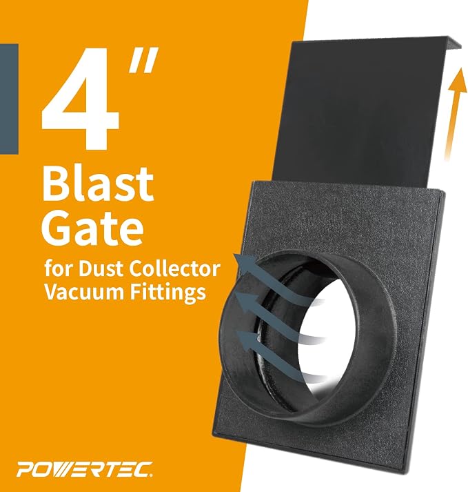 POWERTEC 70108 4 Inch Blast Gate - Image 2