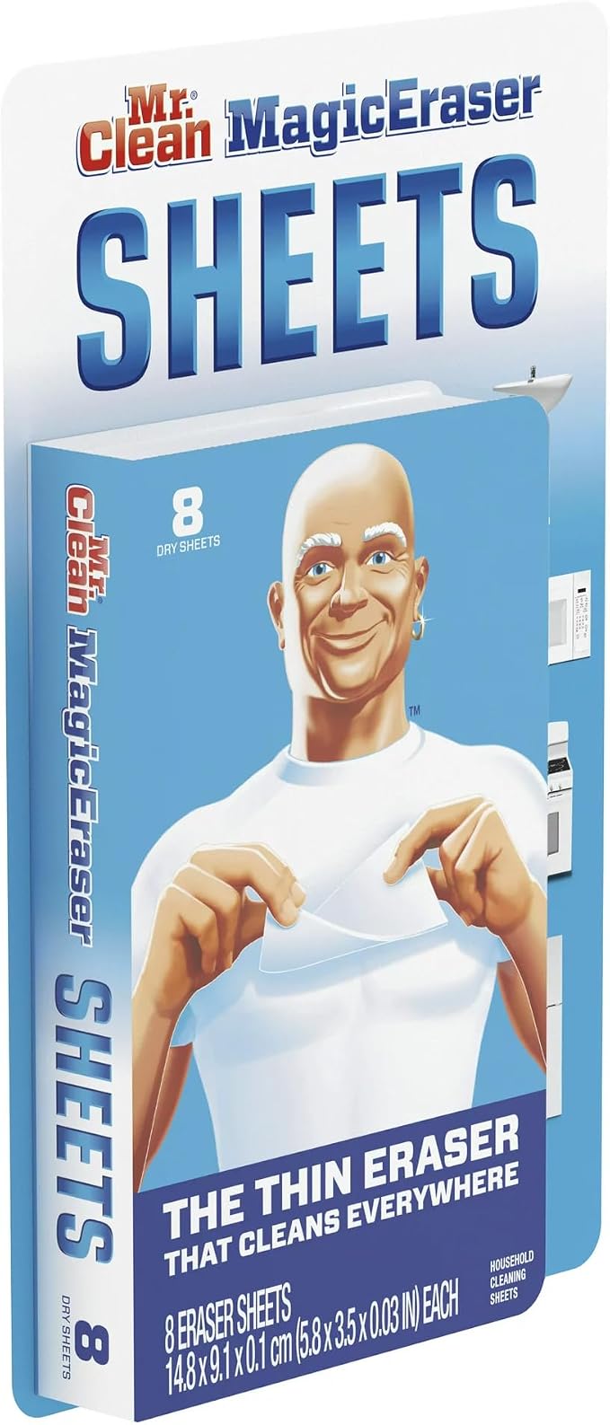 Mr. Clean 24376040 Mr Clean Magic Eraser Sheets Original 1-Pack - Image 2