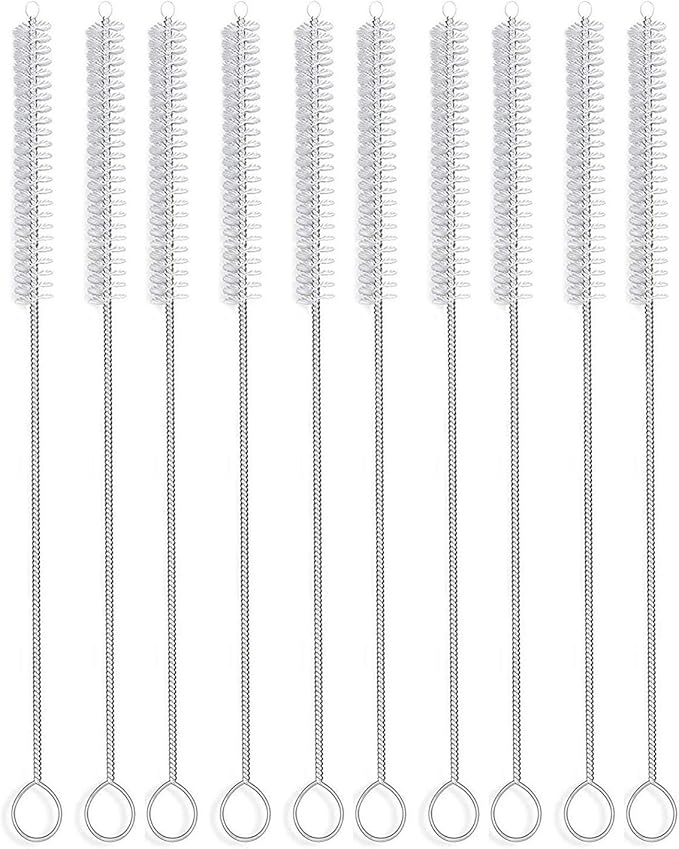 Long Straw Brush Cleaner, Flexible Nylon Tube Cleaning Brushes by DESIN
