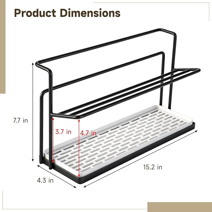 Water Bottle 2 Tier Water Bottle Drying Rack - Image 5
