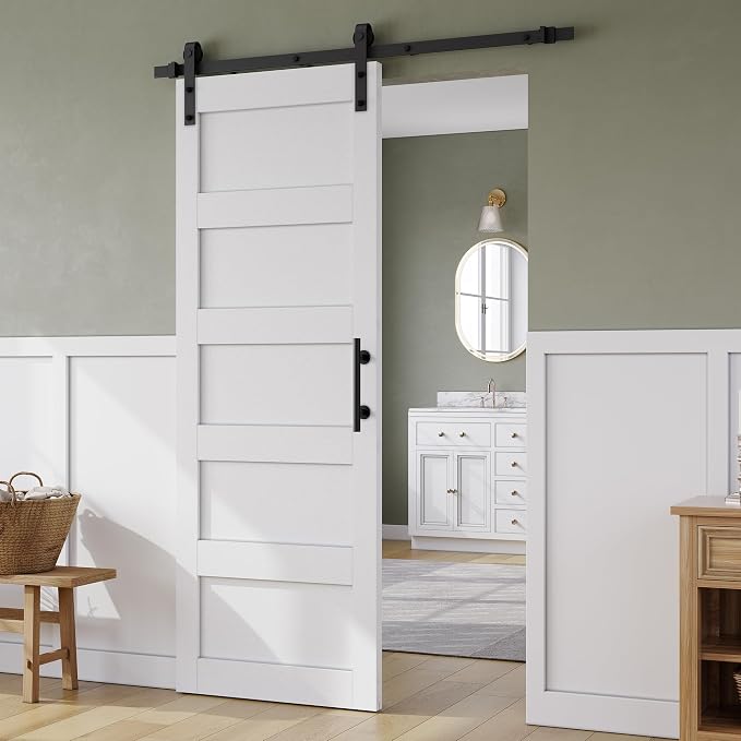 SmartStandard 32in x 84in Sliding Barn Door - Image 2
