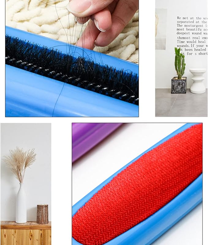 Manual Table Crumb Cleaner Brush Handheld Carpet Table Sweeper Brush Used - Image 3