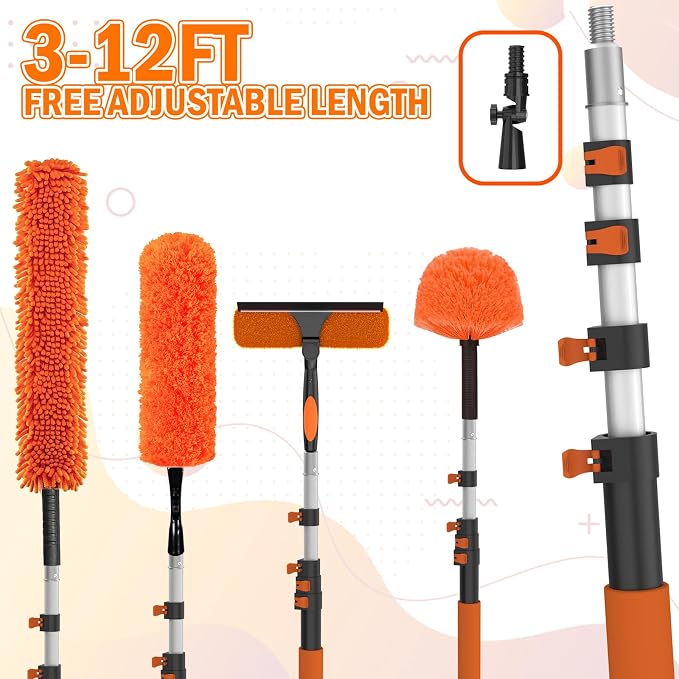 20FT High Reach Duster Cleaning Kit - Image 9