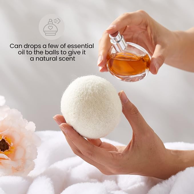 26 Pieces Wool Dryer Balls Set 24 XL Reusable Wool Balls - Image 4