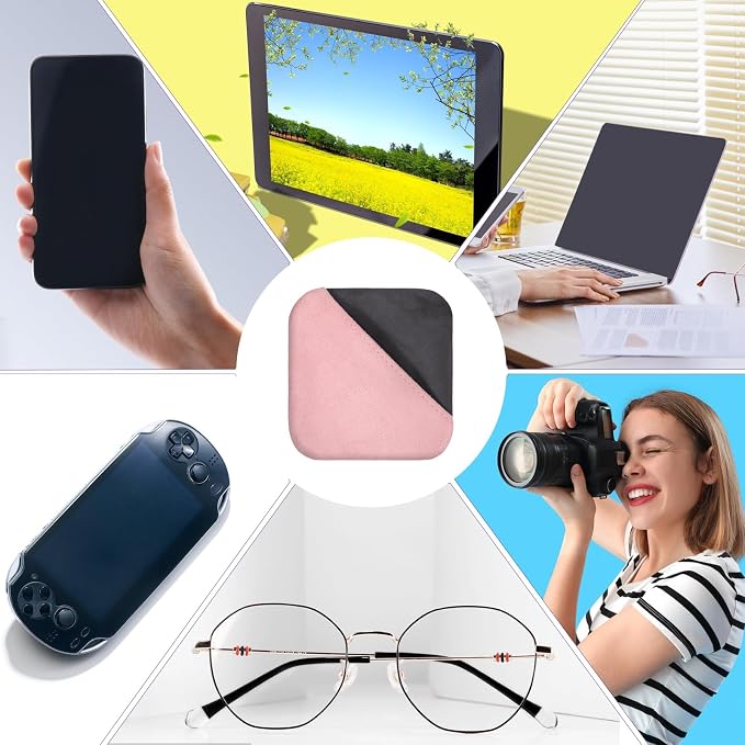 Pink Car Screen Cleaner Microfiber Auto Screen Cleaning Pad, Auto Touchscreen - Image 2