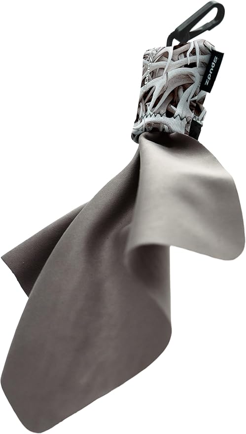 SPUDZ Ultra Microfiber Lens Cleaner – Closable Pouch, Washable – by ALPINEINNOVATIONS
