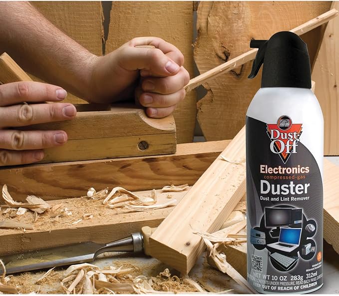 Falcon Compressed Gas Disposable Cleaning Duster 3 Count, 10 oz. Can - Image 3