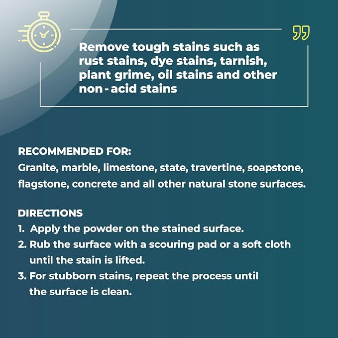 Skylarlife Multi-purpose Surface Stone Cleaning Powder to remove rust stain - Image 6