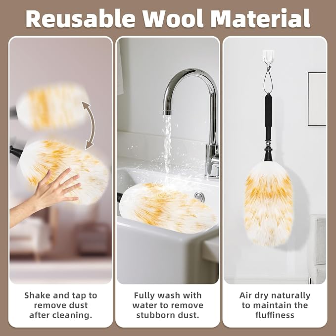 Extendable Lambswool Duster - Image 5