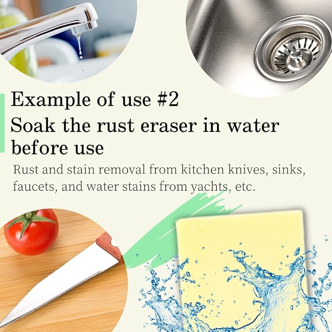 Rust Eraser for Knives Kitchen Stoves Wood Finish and Bicycles Multi Purpouse - Image 8