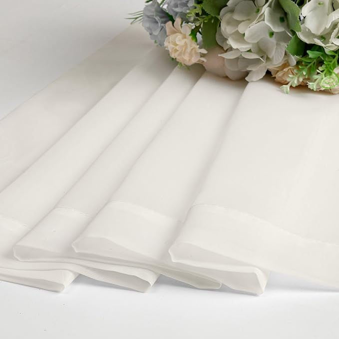 Chyhomenyc Sheer Window Valance Curtains, Light Filtering Valances Windows - Image 8