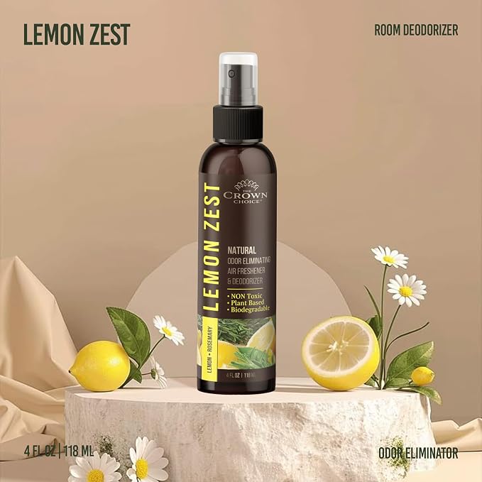 Lemon Zest Natural Air Freshener Spray - Image 3