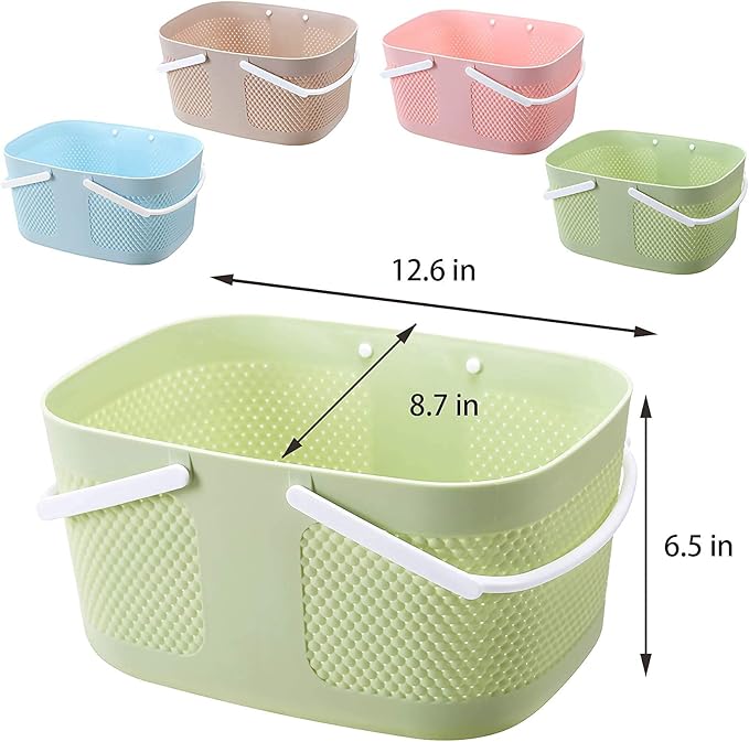 Shower Caddy Basket, Portable Large Capacity Thickened Plastic Organizer - Image 5