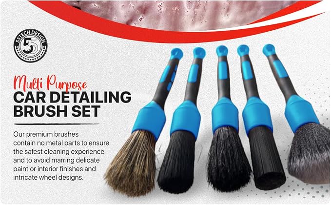 Preimum Car Detailing Brush Set - Image 2
